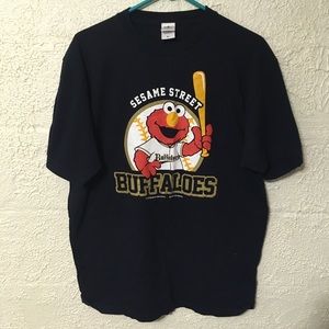 Sesame Street Elmo Baseball Tshirt